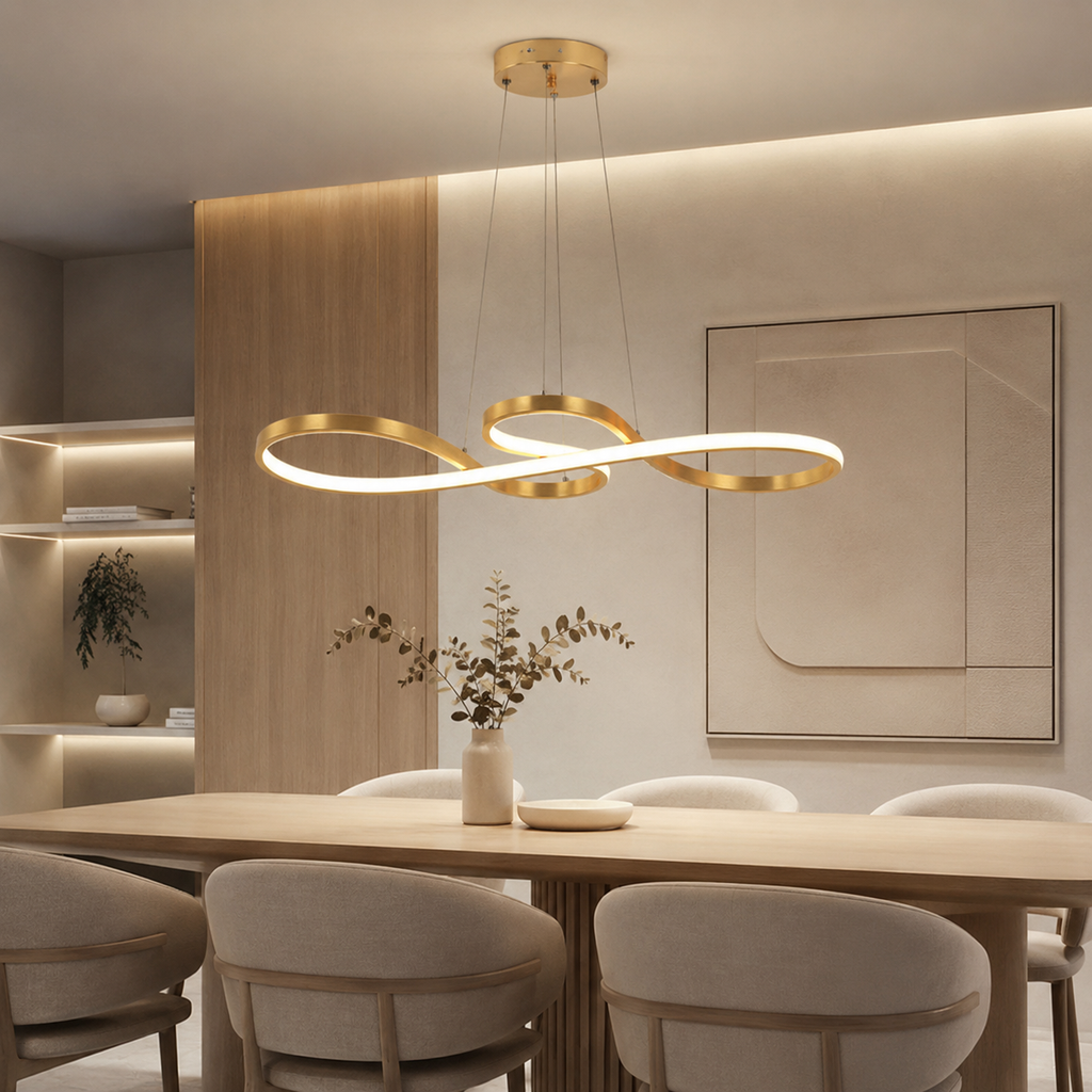 Luma Infinity – Lampadario LED sospeso dimmerabile