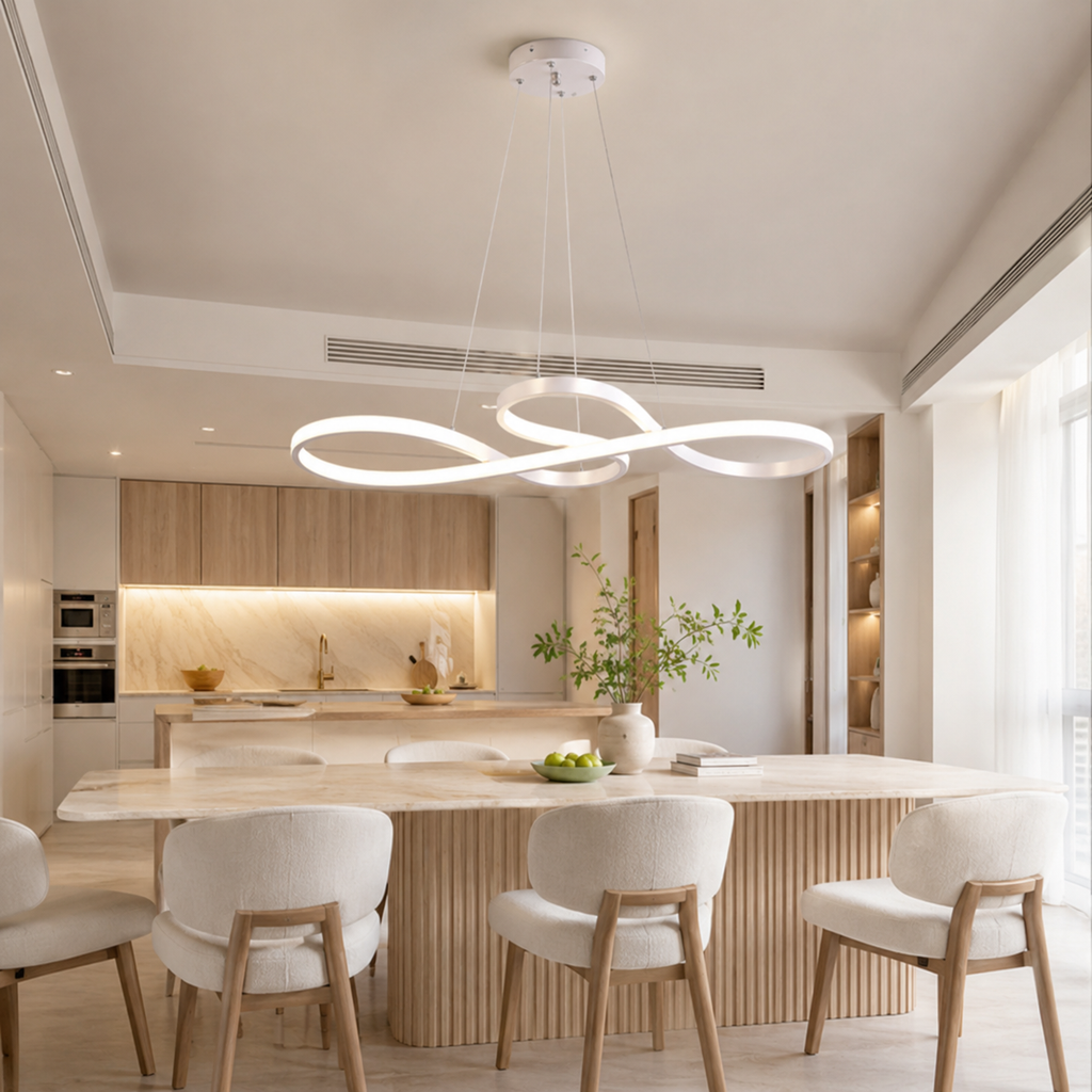 Luma Infinity – Lampadario LED sospeso dimmerabile