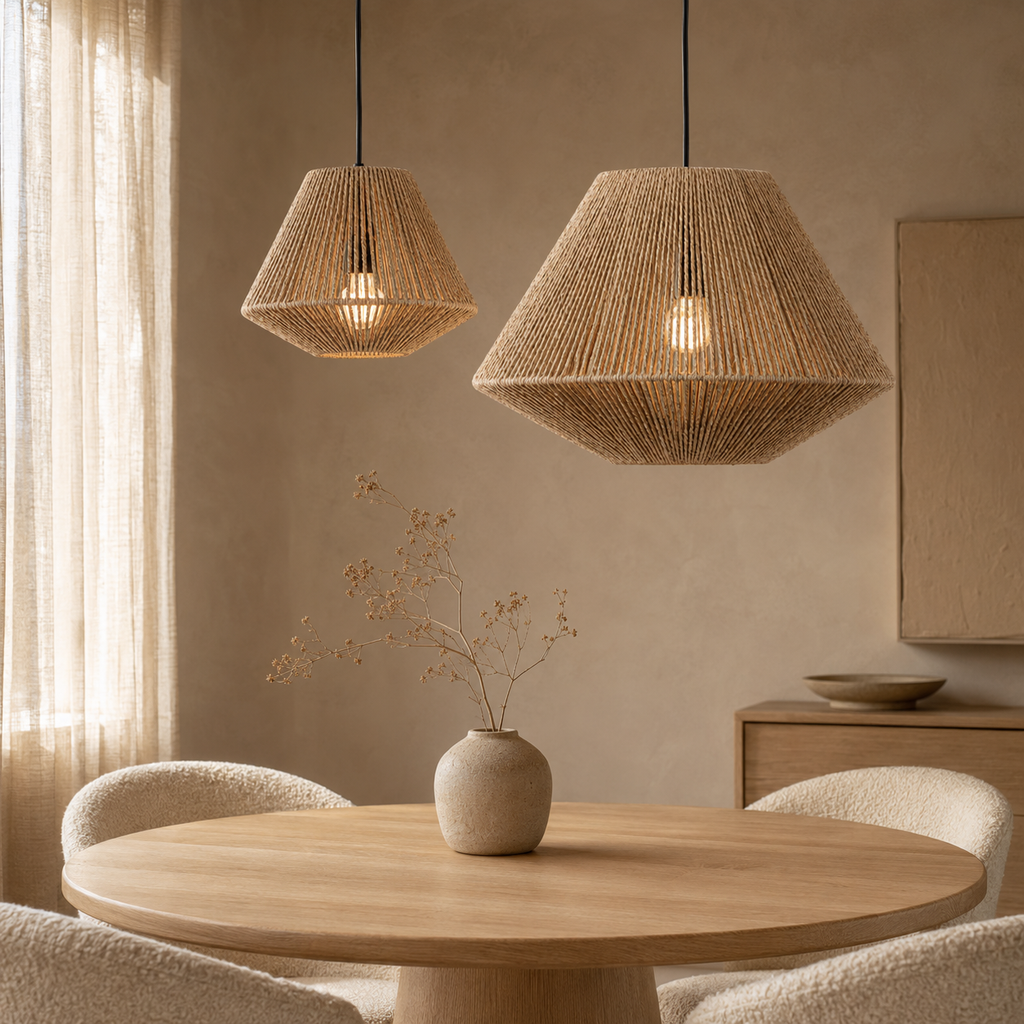 Luma Mugi – Natural Rope Pendant Light
