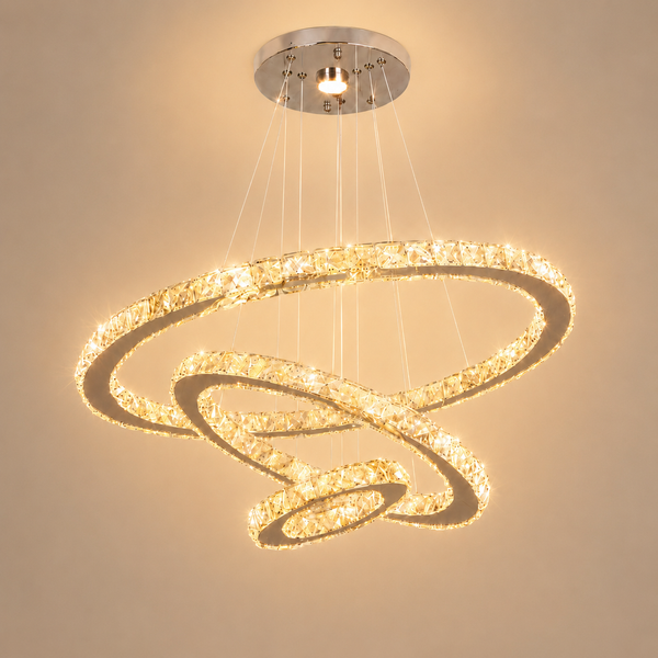 Luma Crystal Loop – Lampadario LED sospeso crystal