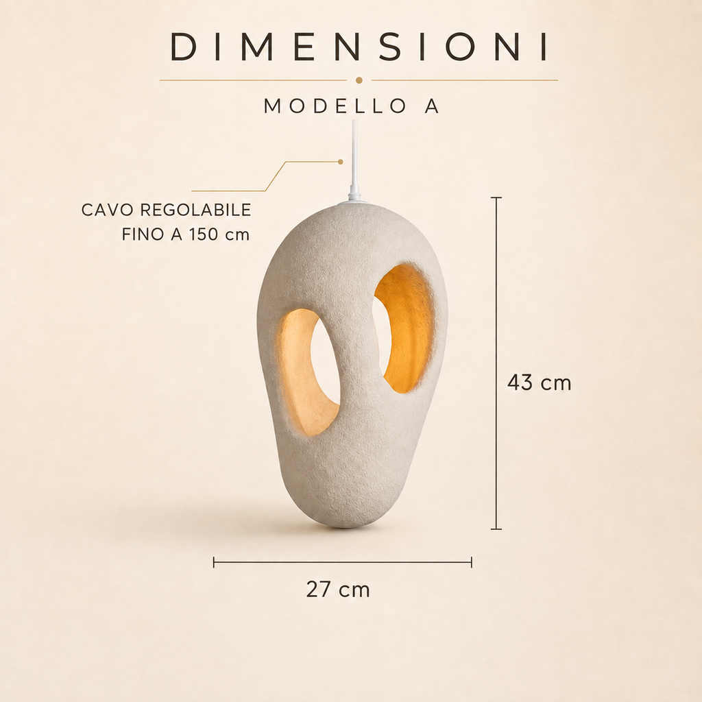 Lampada a Sospensione Wabi Sabi