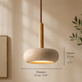 Tradizionale lampada pendente giapponese Wabi Sabi