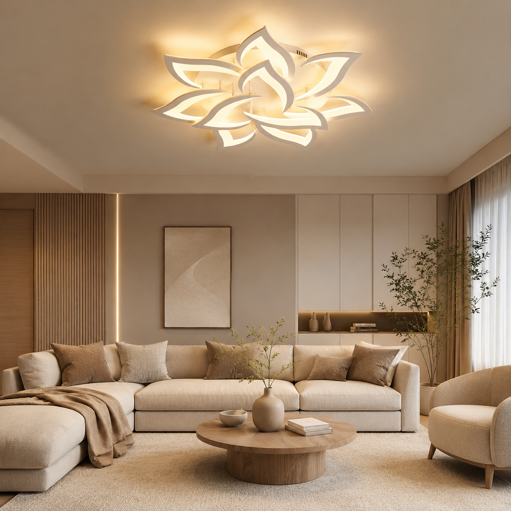 Luma Lotus – Plafoniera LED a 10 petali