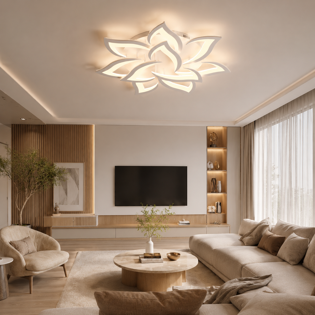 Luma Lotus – Plafoniera LED a 10 petali