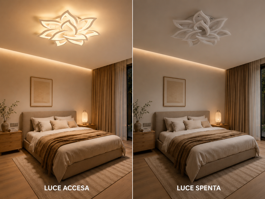 Luma Lotus – Plafoniera LED a 10 petali