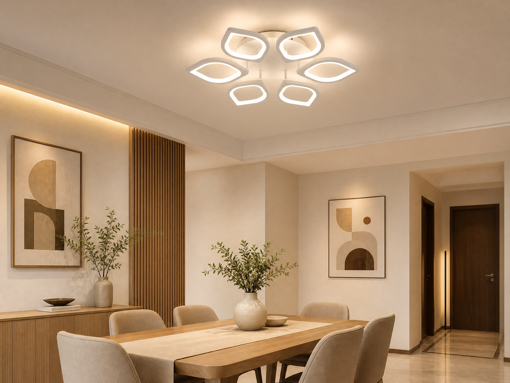 Luma Petalia – Plafoniera LED dimmerabile a 6 petali