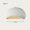 Lampadario appeso minimalista Wabi-Sabi in stile giapponese